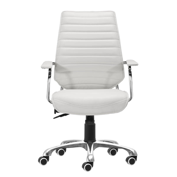 Home Fashion Enterprise Low Back Office Chair White