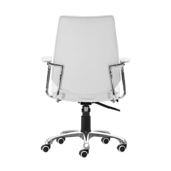 Home Fashion Enterprise Low Back Office Chair White