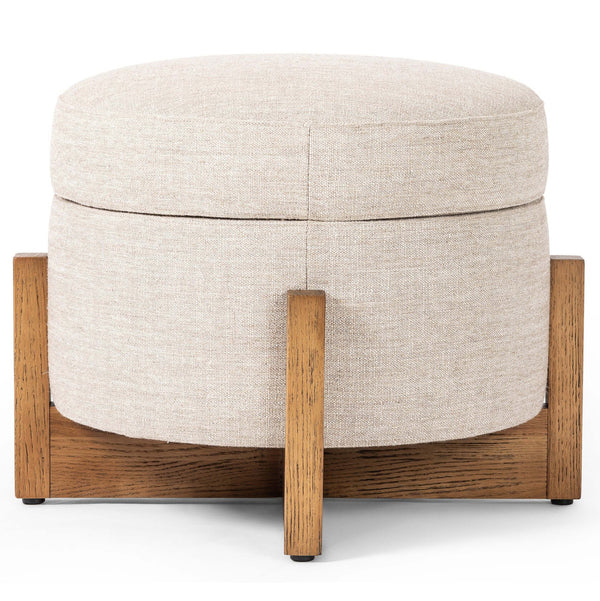 Home Fashion Esben 25" Storage Ottoman Alcala Wheat By Four Hands