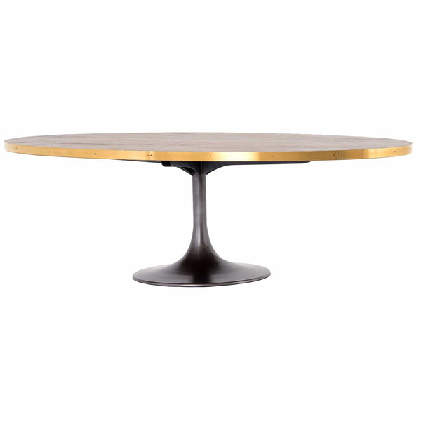 Home Fashion Evans Oval 98" Dining Table By Four Hands