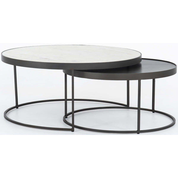 home fashion Evelyn Round Nesting Coffee Table by Four Hands