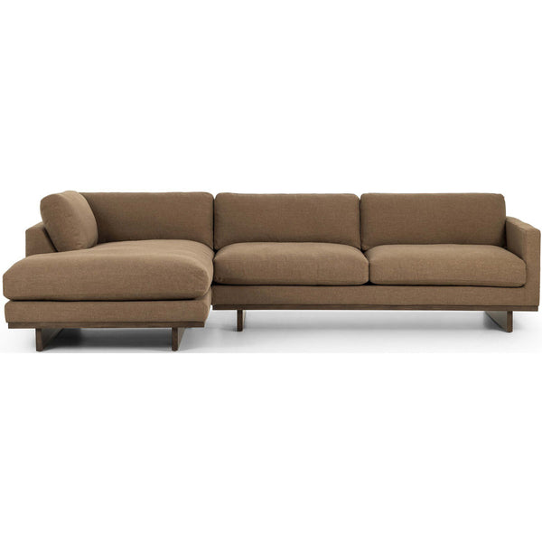 Home Fashion Everly 2 Piece Left Chaise Sectional Antwerp Cafe By Four Hands