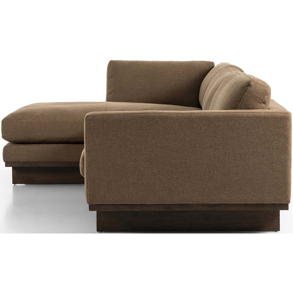 Home Fashion Everly 2 Piece Left Chaise Sectional Antwerp Cafe By Four Hands
