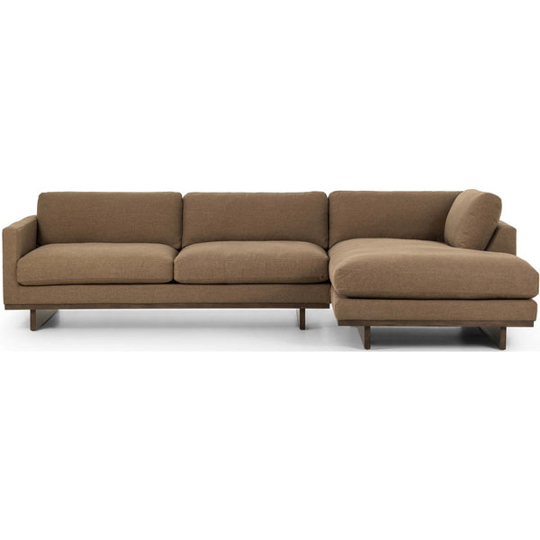 Home Fashion Everly 2 Piece Right Chaise Sectional Antwerp Cafe By Four Hands