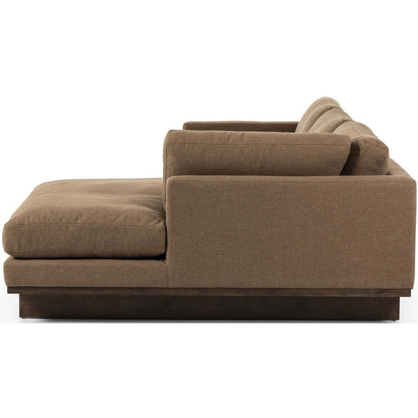 Home Fashion Everly 2 Piece Right Chaise Sectional Antwerp Cafe By Four Hands