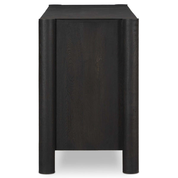 Home Fashion Ezri 6 Drawer Dresser Carved Black By Four Hands