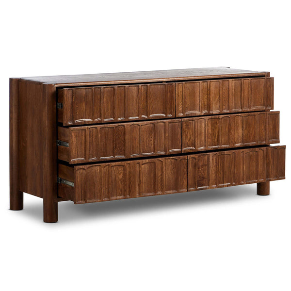 Home Fashion Ezri 6 Drawer Dresser Cocoa By Four Hands