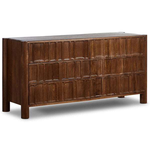home fashion Ezri 6 Drawer Dresser Cocoa by Four Hands