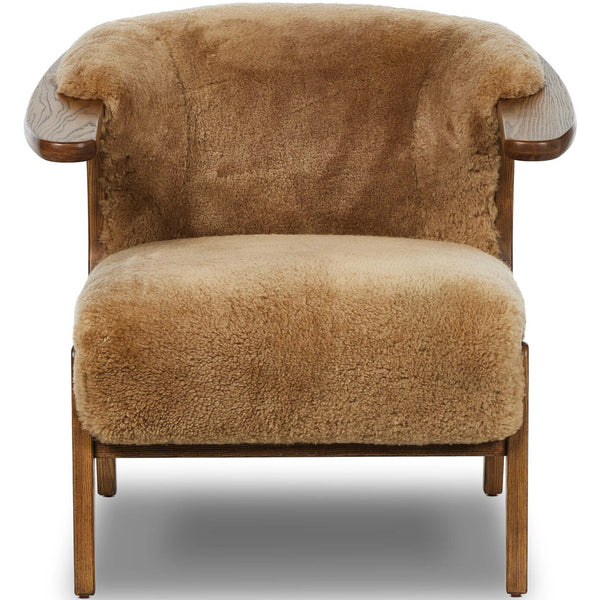 Home Fashion Fabian Chair Desert Shearling By Four Hands