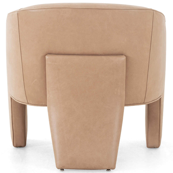 Home Fashion Fae Leather Chair Palermo Nude By Four Hands