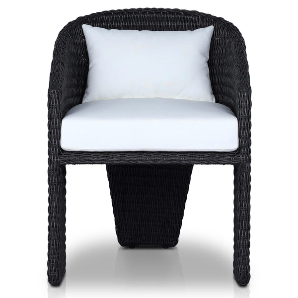 Home Fashion Fae Outdoor Dining Chair Vintage Coal By Four Hands