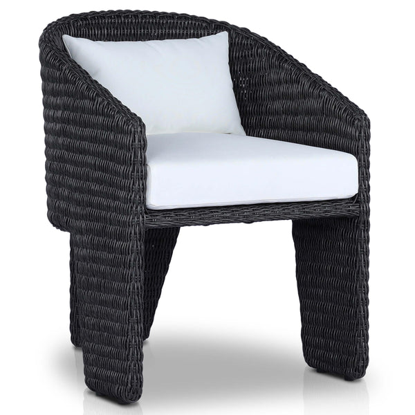 home fashion Fae Outdoor Dining Chair Vintage Coal by Four Hands