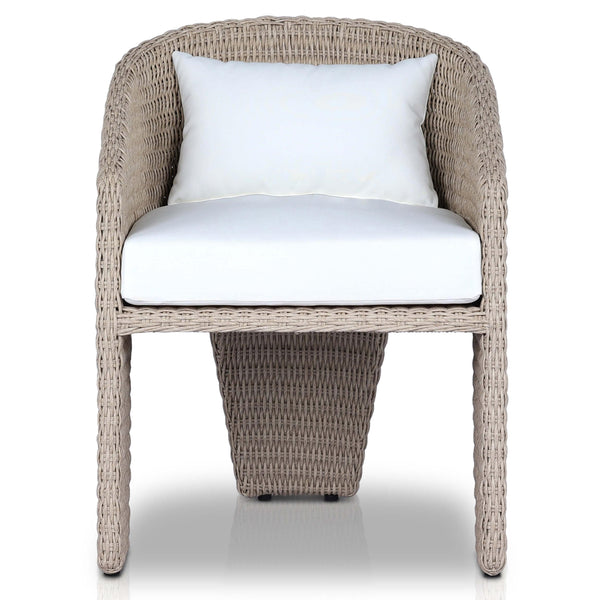 Home Fashion Fae Outdoor Dining Chair Vintage White By Four Hands