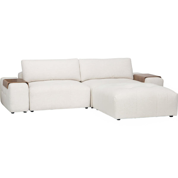 home fashion Farley 5 Piece Modular Sectional Nomad Snow