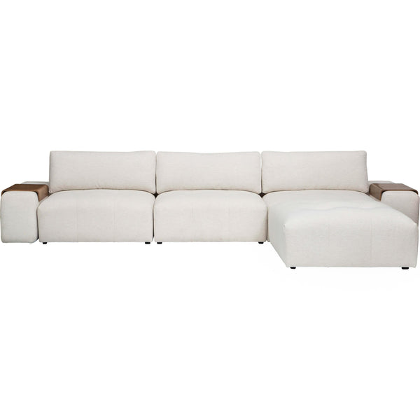 Home Fashion Farley 6 Piece Modular Sectional Nomad Snow