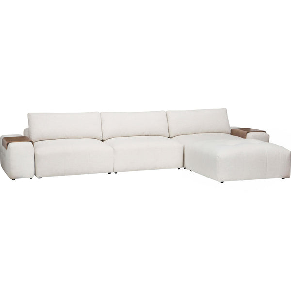 home fashion Farley 6 Piece Modular Sectional Nomad Snow
