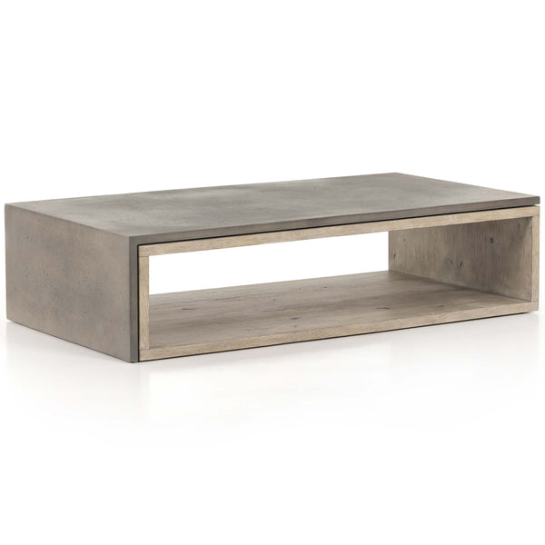 home fashion Faro Coffee Table Dark Grey Concrete by Four Hands
