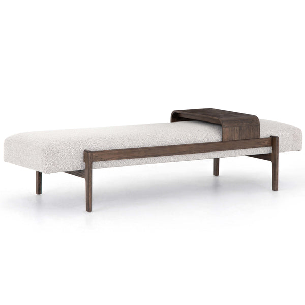 Home Fashion Fawkes Bench Brunswick Pebble By Four Hands