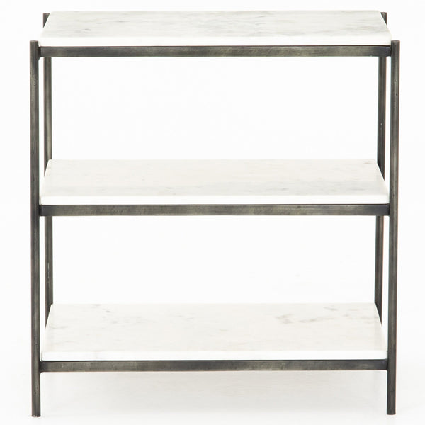 Home Fashion Felix Nightstand Hammered Grey By Four Hands