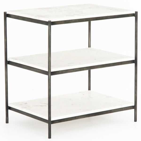 home fashion Felix Nightstand Hammered Grey by Four Hands