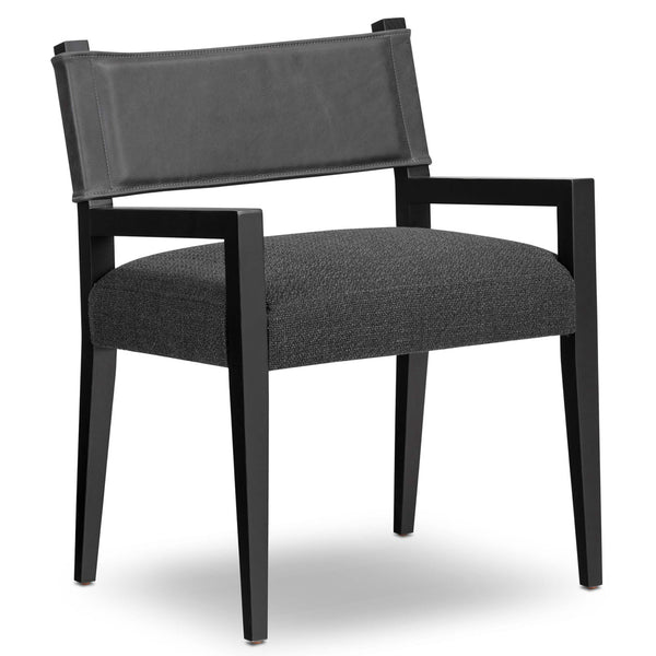 home fashion Ferris Dining Arm Chair Palermo Black by Four Hands