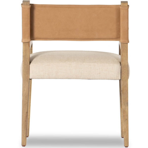 Home Fashion Ferris Dining Arm Chair Winchester Beige By Four Hands