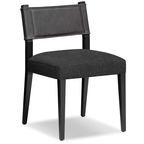 home fashion Ferris Dining Chair Palermo Black Set of 2 by Four Hands