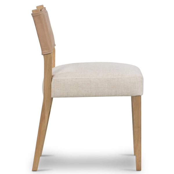 Home Fashion Ferris Dining Chair Winchester Beige Set Of 2 By Four Hands