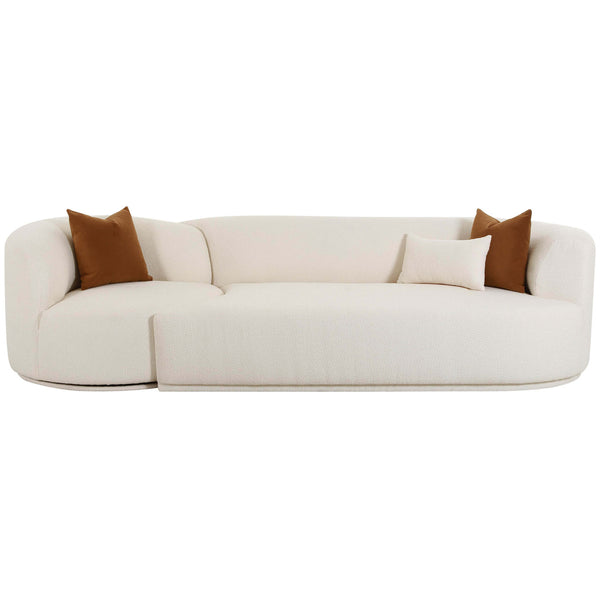 home fashion Fickle Boucle 2 Piece Modular RAF Sofa Cream