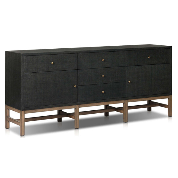 home fashion Fiona Sideboard Black Raffia by Four Hands