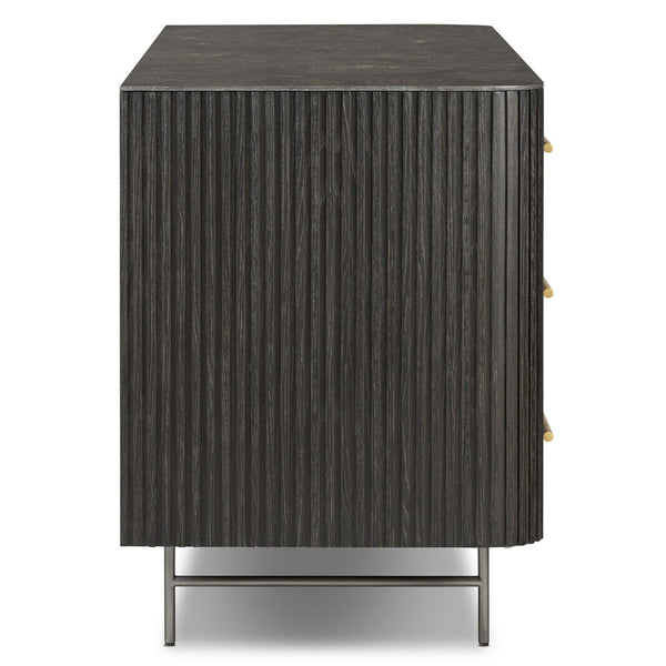 Home Fashion Fletcher 6 Drawer Dresser Distressed Black By Four Hands