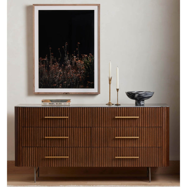 Home Fashion Fletcher 6 Drawer Dresser Terra Brown By Four Hands