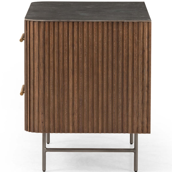 Home Fashion Fletcher Large Nightstand Terra Brown By Four Hands