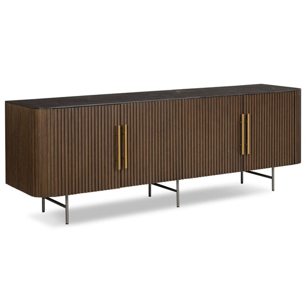 home fashion Fletcher Media Console Terra Brown by Four Hands