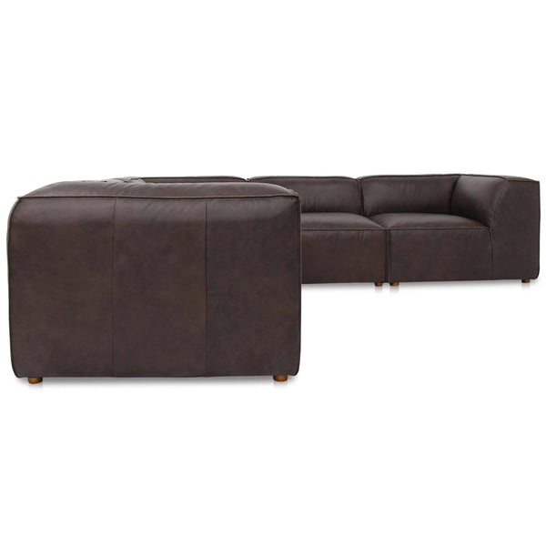 Home Fashion Form Dream Modular Sectional Espresso Brown
