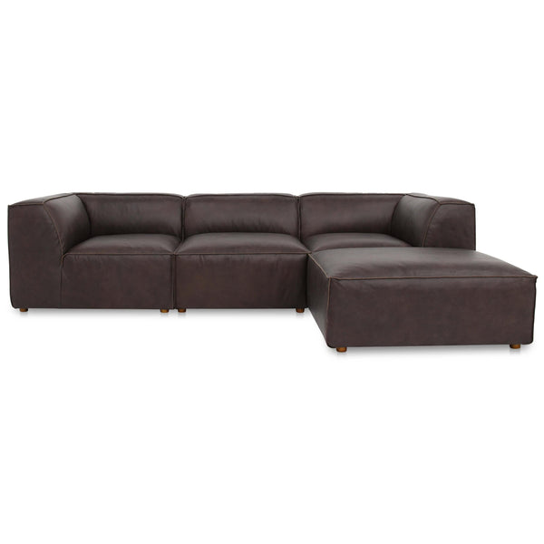 Home Fashion Form Lounge Modular Sectional Espresso Brown