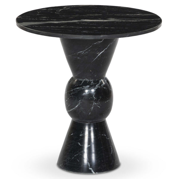 home fashion Fox End Table Black Marble by Four Hands