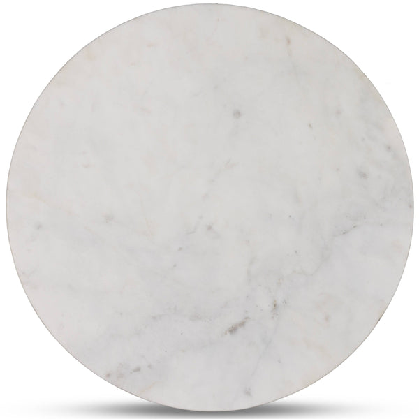 Home Fashion Fox End Table White Marble By Four Hands