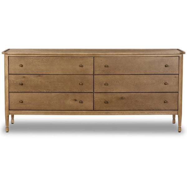 Home Fashion Franny 6 Drawer Dresser Saddle Brown By Amber Lewis X Four Hands