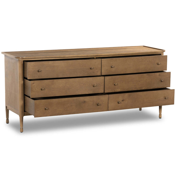 Home Fashion Franny 6 Drawer Dresser Saddle Brown By Amber Lewis X Four Hands