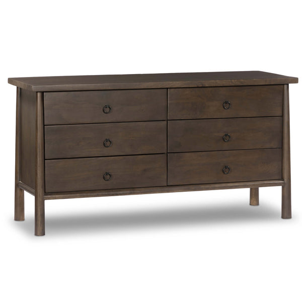 home fashion Freddie 6 Drawer Dresser Brown by Four Hands