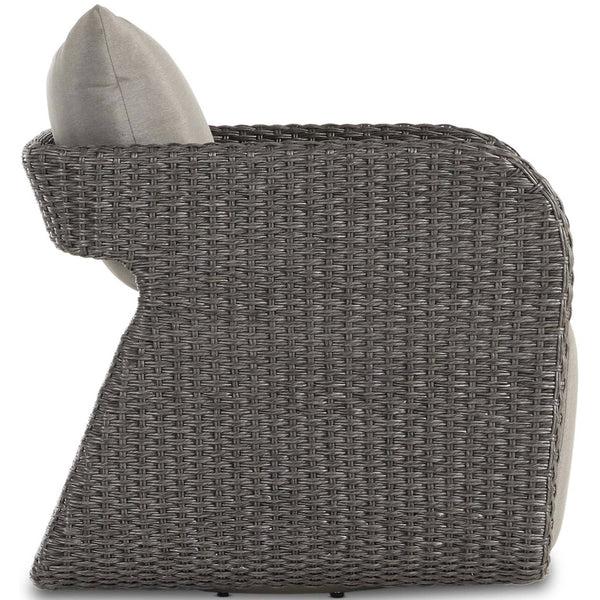 Home Fashion Geneva Outdoor Swivel Chair Venao Charcoal By Four Hands
