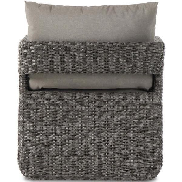 Home Fashion Geneva Outdoor Swivel Chair Venao Charcoal By Four Hands