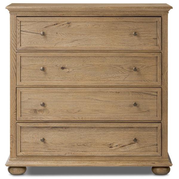 Home Fashion Geoffrey Tall Dresser Worn Oak By Amber Lewis X Four Hands