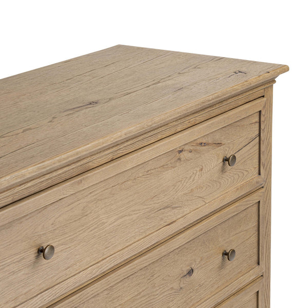 Home Fashion Geoffrey Tall Dresser Worn Oak By Amber Lewis X Four Hands