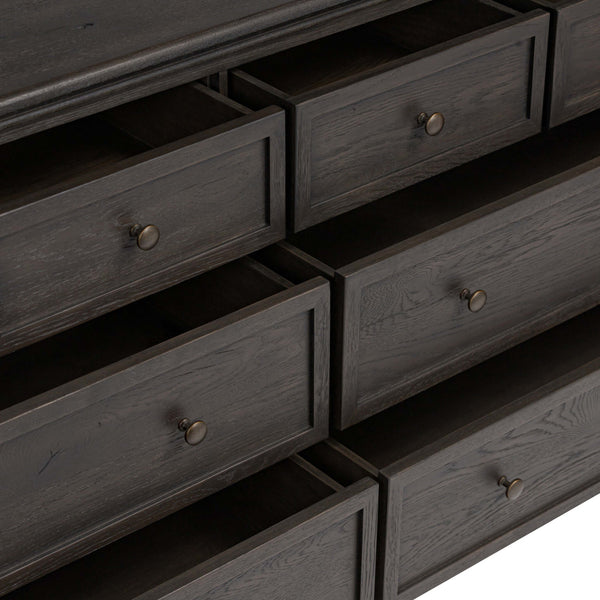 Home Fashion Geoffrey Wide Dresser Smoked Black By Amber Lewis X Four Hands