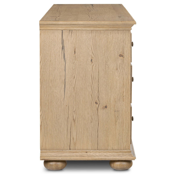 Home Fashion Geoffrey Wide Dresser Worn Oak By Amber Lewis X Four Hands