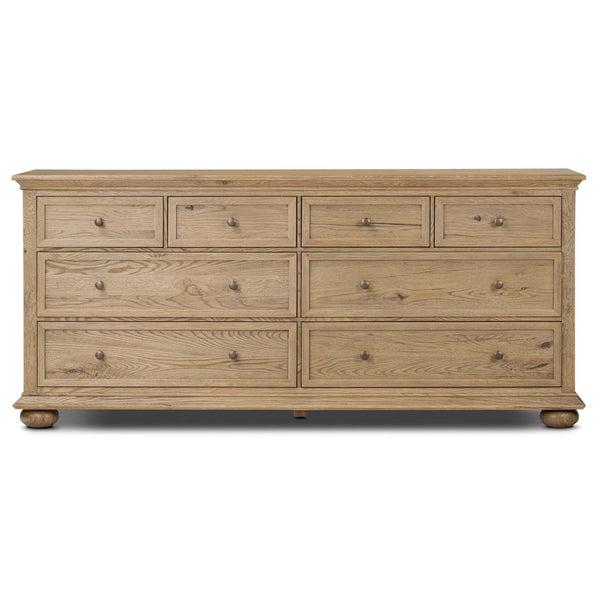 Home Fashion Geoffrey Wide Dresser Worn Oak By Amber Lewis X Four Hands
