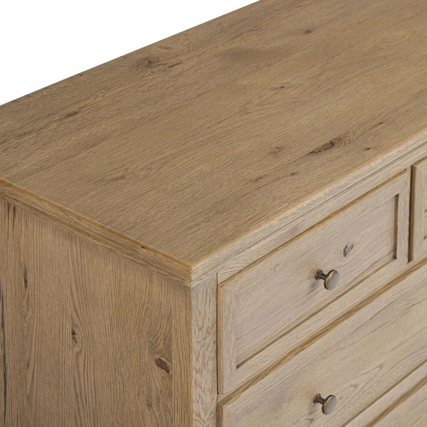 Home Fashion Geoffrey Wide Dresser Worn Oak By Amber Lewis X Four Hands