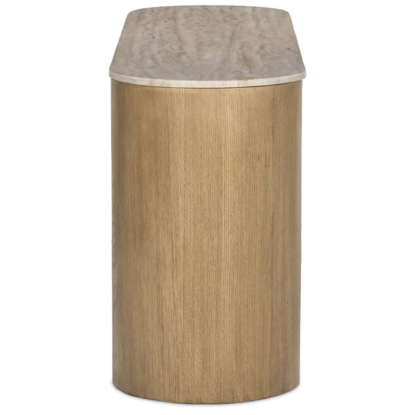 Home Fashion Giovani Media Console Natural Travertine By Four Hands